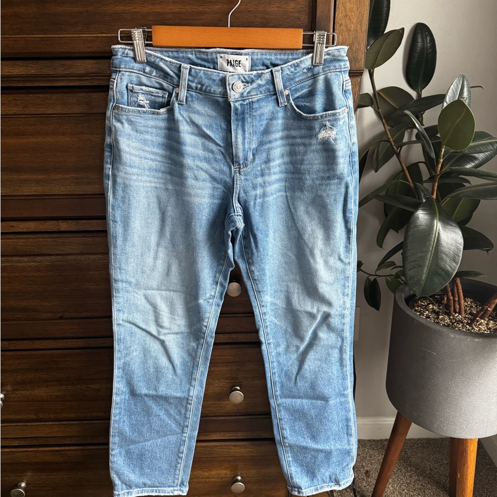 PAIGE Brigitte Sky Blue Jeans